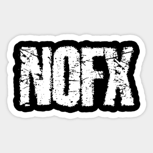 Distressed NOFX Sticker